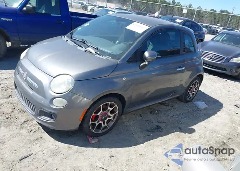 2012 Fiat 500 Sport from USA, damaged, VIN 3C3CFFBR1CT115261
